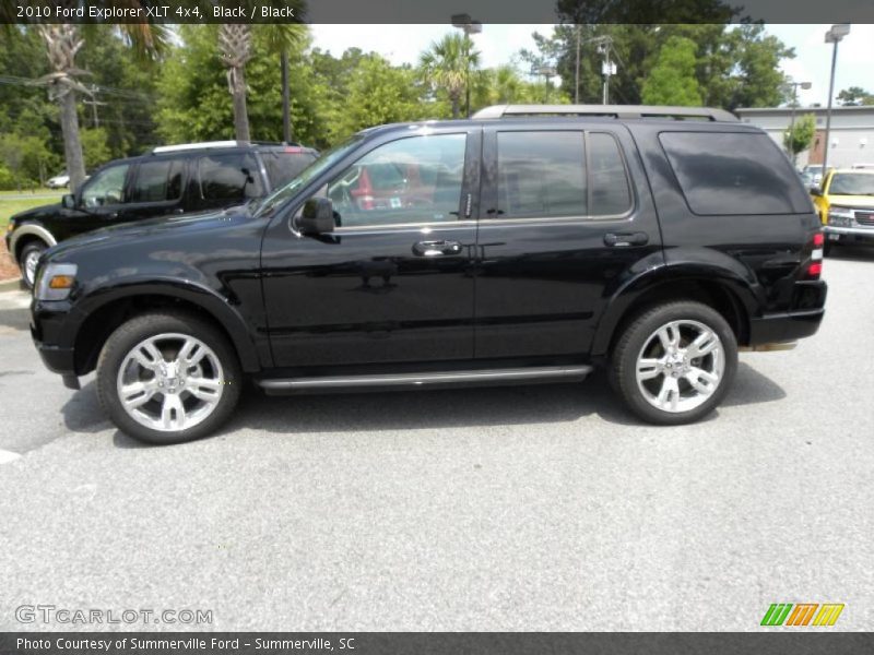 Black / Black 2010 Ford Explorer XLT 4x4