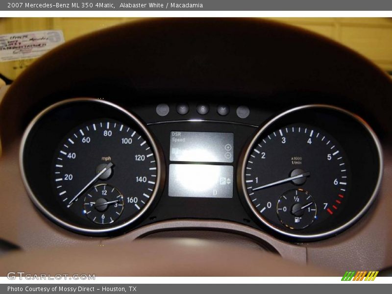 Alabaster White / Macadamia 2007 Mercedes-Benz ML 350 4Matic