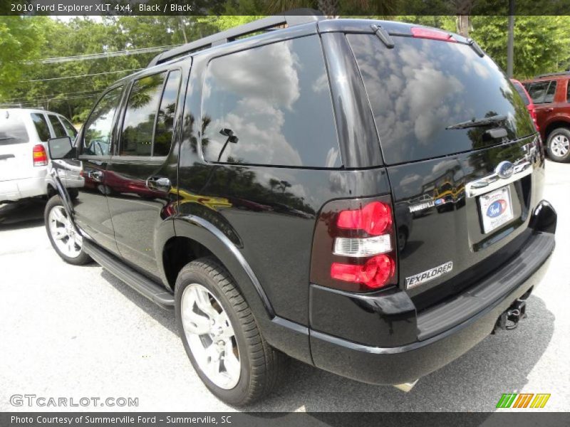 Black / Black 2010 Ford Explorer XLT 4x4