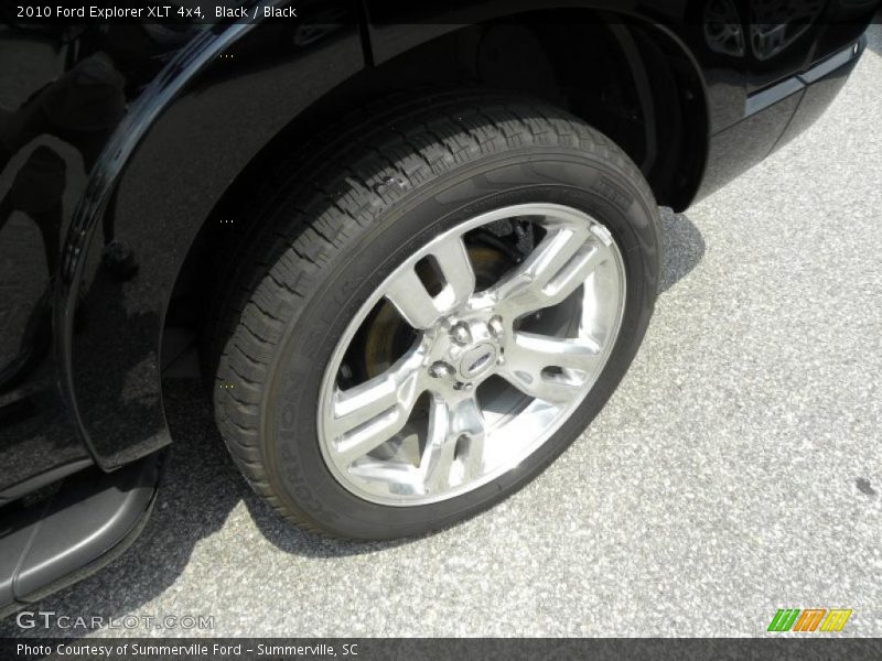 Black / Black 2010 Ford Explorer XLT 4x4
