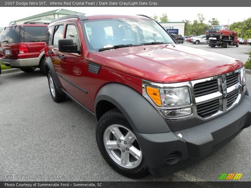 Inferno Red Crystal Pearl / Dark Slate Gray/Light Slate Gray 2007 Dodge Nitro SXT