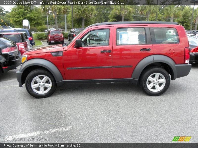 Inferno Red Crystal Pearl / Dark Slate Gray/Light Slate Gray 2007 Dodge Nitro SXT