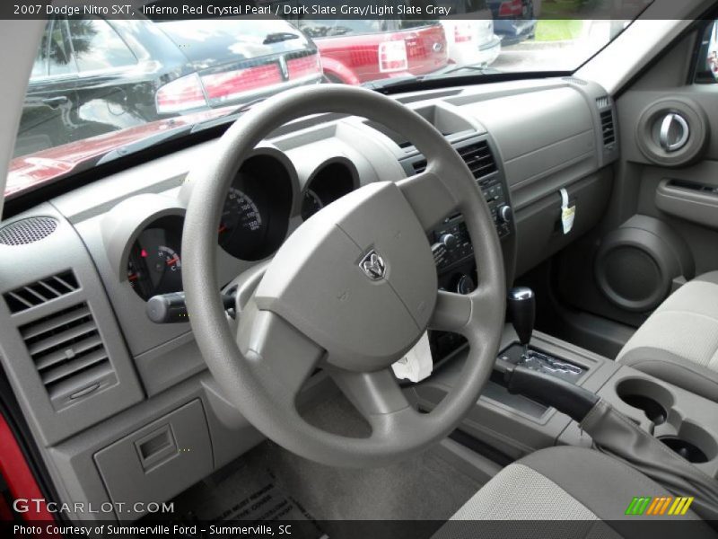 Inferno Red Crystal Pearl / Dark Slate Gray/Light Slate Gray 2007 Dodge Nitro SXT