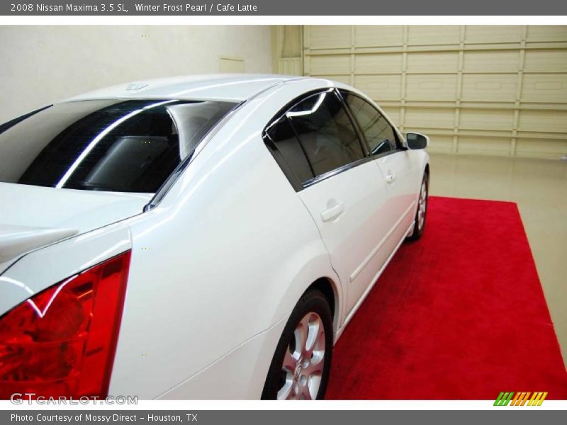Winter Frost Pearl / Cafe Latte 2008 Nissan Maxima 3.5 SL