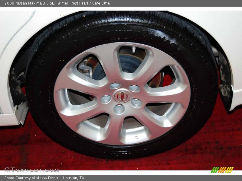 Winter Frost Pearl / Cafe Latte 2008 Nissan Maxima 3.5 SL