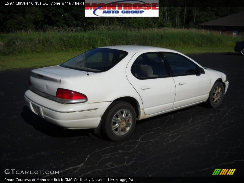 Stone White / Beige 1997 Chrysler Cirrus LX
