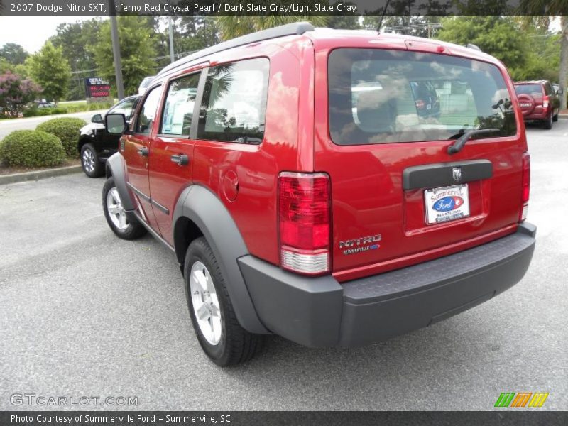 Inferno Red Crystal Pearl / Dark Slate Gray/Light Slate Gray 2007 Dodge Nitro SXT