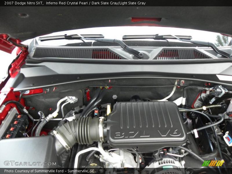 Inferno Red Crystal Pearl / Dark Slate Gray/Light Slate Gray 2007 Dodge Nitro SXT