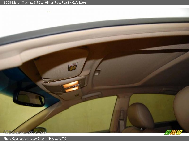 Winter Frost Pearl / Cafe Latte 2008 Nissan Maxima 3.5 SL