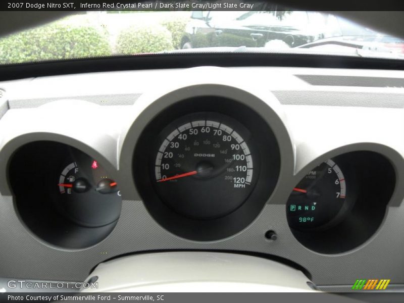 Inferno Red Crystal Pearl / Dark Slate Gray/Light Slate Gray 2007 Dodge Nitro SXT