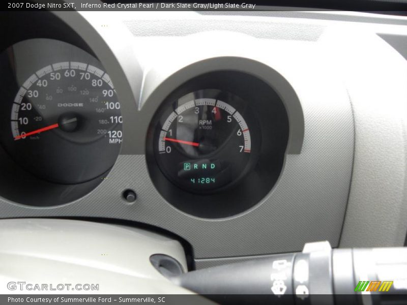 Inferno Red Crystal Pearl / Dark Slate Gray/Light Slate Gray 2007 Dodge Nitro SXT