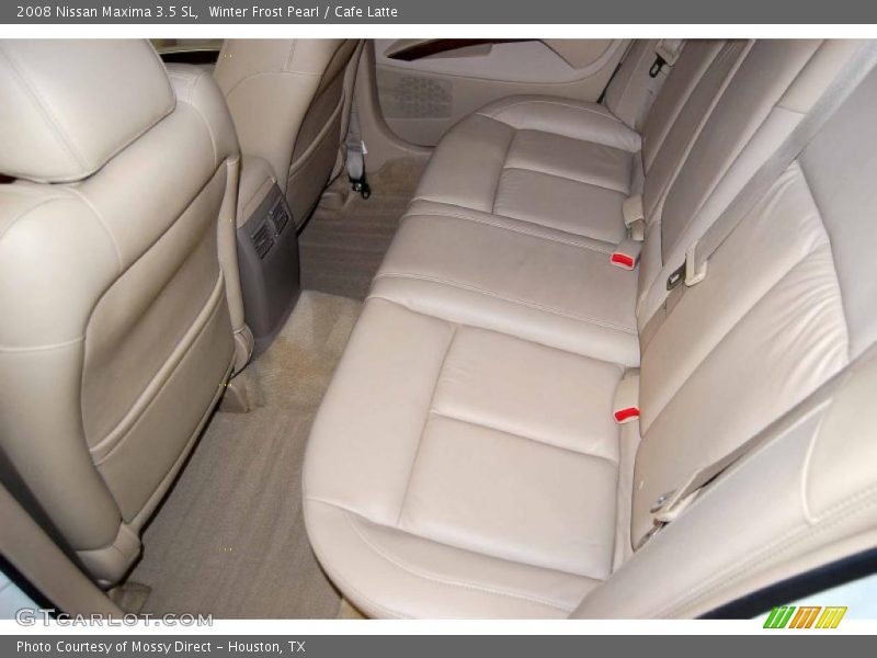Winter Frost Pearl / Cafe Latte 2008 Nissan Maxima 3.5 SL