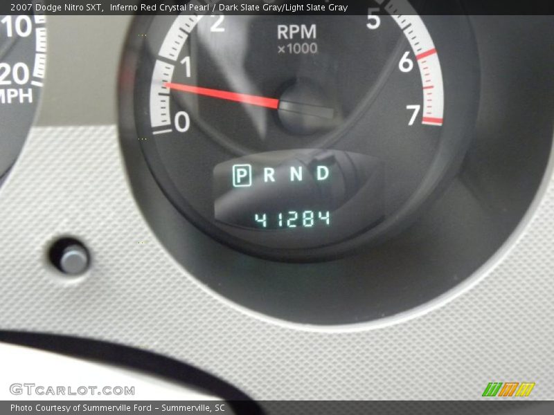Inferno Red Crystal Pearl / Dark Slate Gray/Light Slate Gray 2007 Dodge Nitro SXT