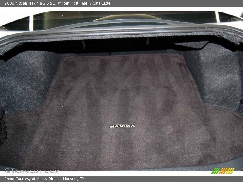 Winter Frost Pearl / Cafe Latte 2008 Nissan Maxima 3.5 SL