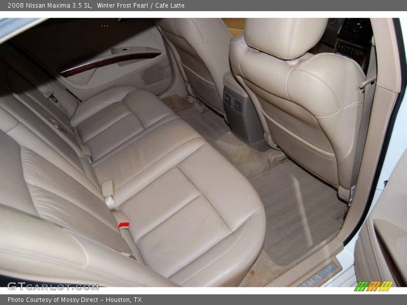 Winter Frost Pearl / Cafe Latte 2008 Nissan Maxima 3.5 SL