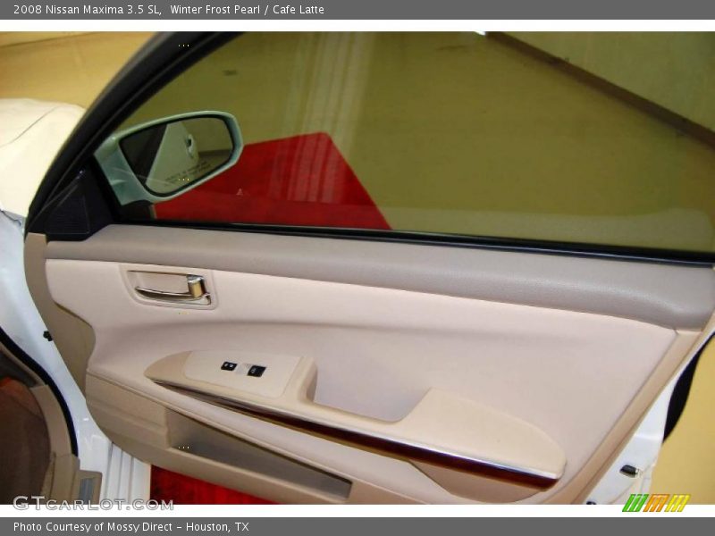 Winter Frost Pearl / Cafe Latte 2008 Nissan Maxima 3.5 SL