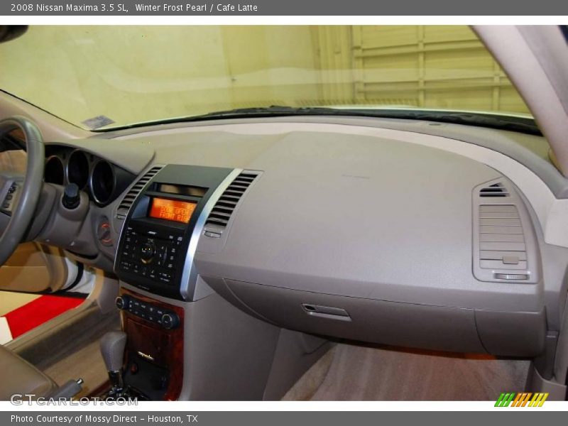 Winter Frost Pearl / Cafe Latte 2008 Nissan Maxima 3.5 SL