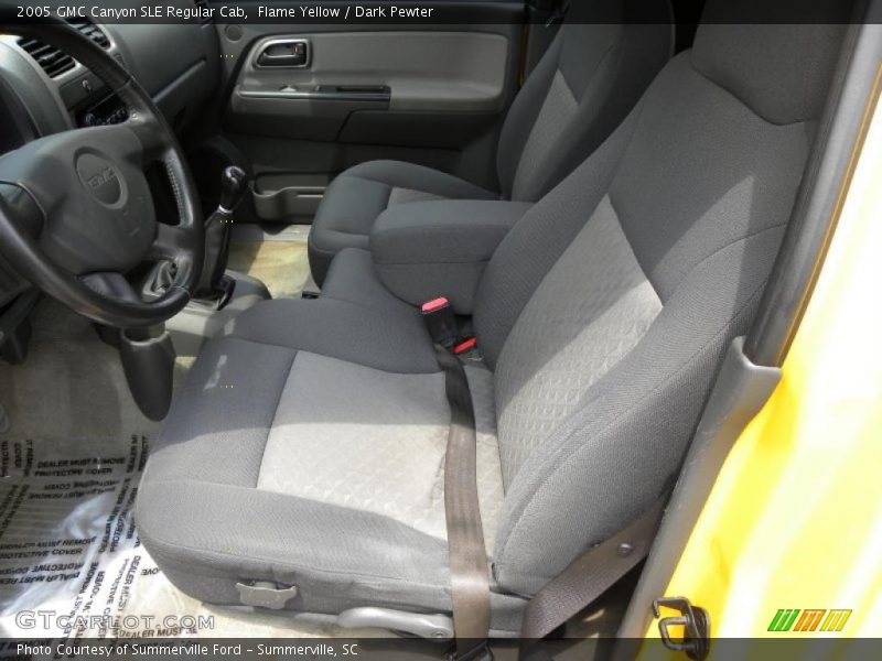 Flame Yellow / Dark Pewter 2005 GMC Canyon SLE Regular Cab