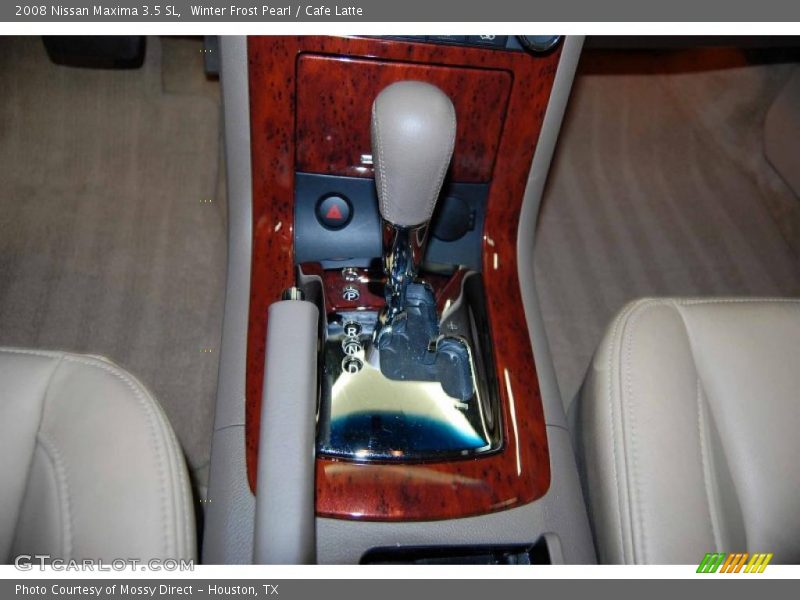 Winter Frost Pearl / Cafe Latte 2008 Nissan Maxima 3.5 SL