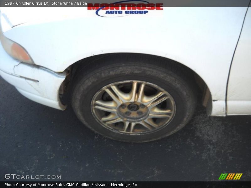 Stone White / Beige 1997 Chrysler Cirrus LX
