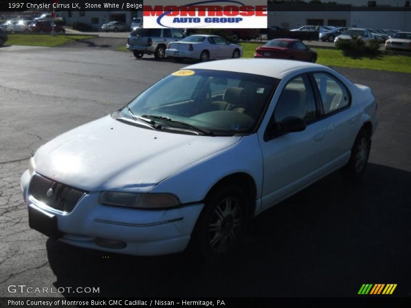 Stone White / Beige 1997 Chrysler Cirrus LX