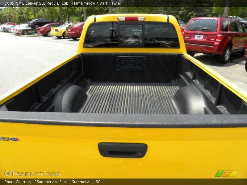 Flame Yellow / Dark Pewter 2005 GMC Canyon SLE Regular Cab