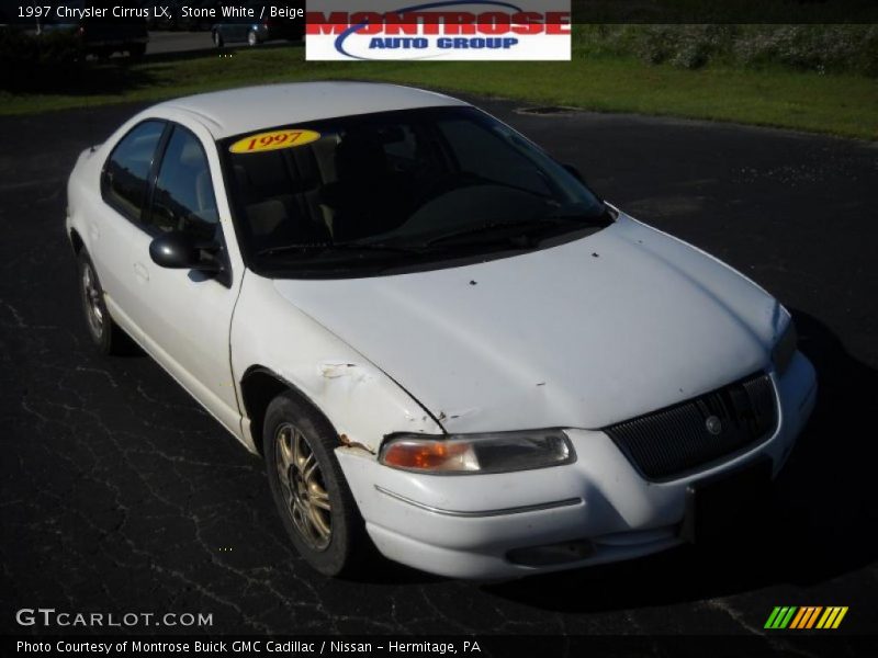 Stone White / Beige 1997 Chrysler Cirrus LX