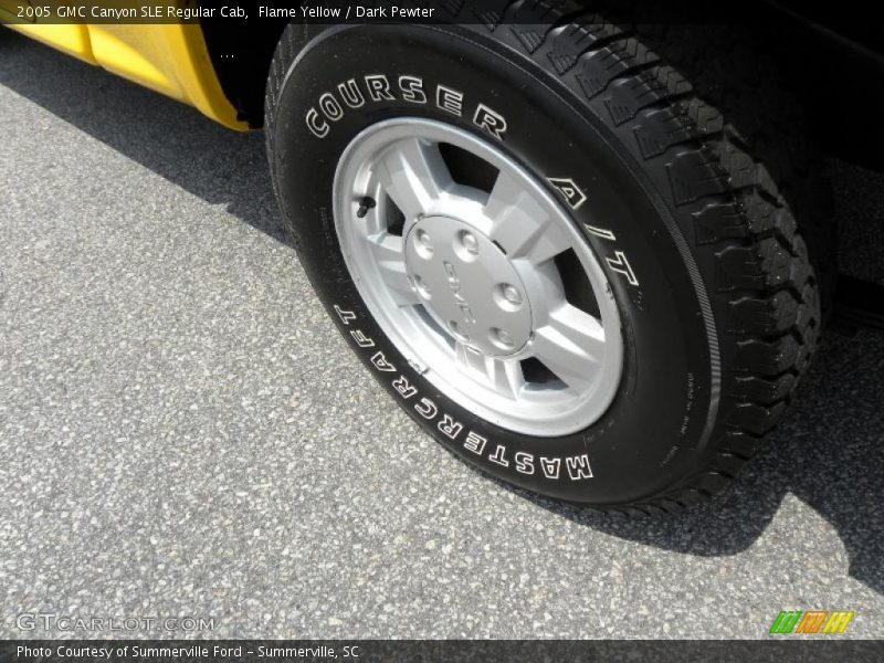 Flame Yellow / Dark Pewter 2005 GMC Canyon SLE Regular Cab