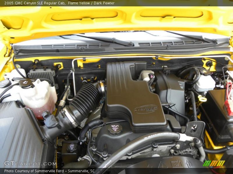 Flame Yellow / Dark Pewter 2005 GMC Canyon SLE Regular Cab