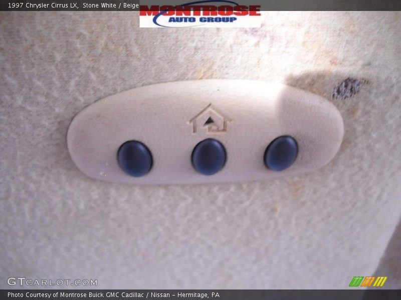 Stone White / Beige 1997 Chrysler Cirrus LX