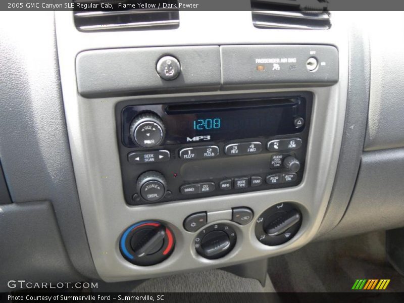 Flame Yellow / Dark Pewter 2005 GMC Canyon SLE Regular Cab