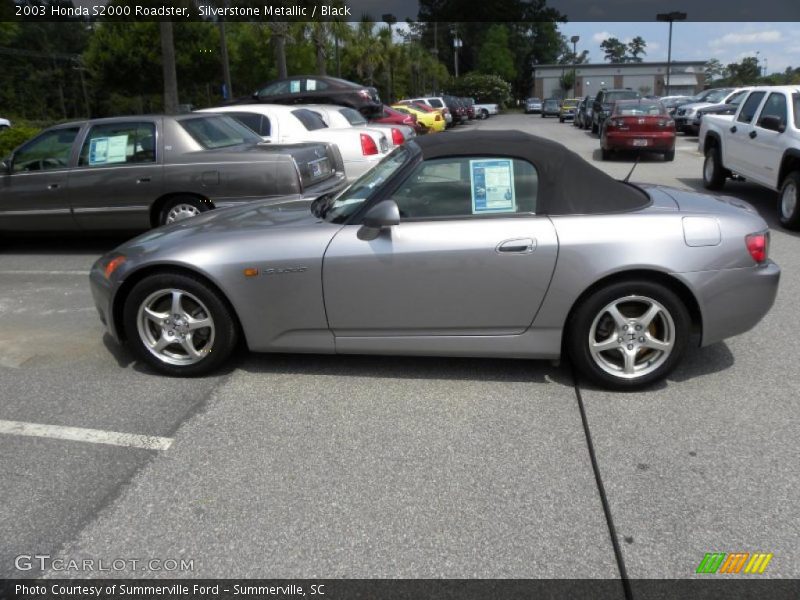 Silverstone Metallic / Black 2003 Honda S2000 Roadster