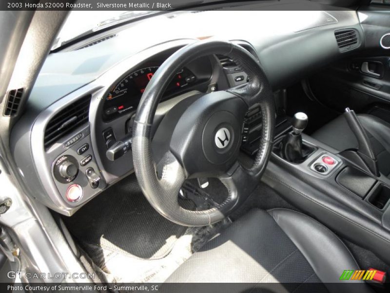 Silverstone Metallic / Black 2003 Honda S2000 Roadster