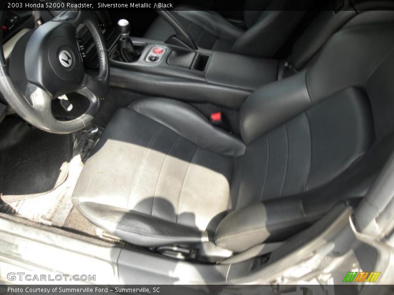 Silverstone Metallic / Black 2003 Honda S2000 Roadster