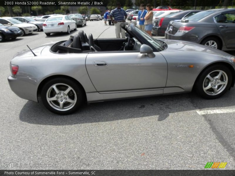 Silverstone Metallic / Black 2003 Honda S2000 Roadster