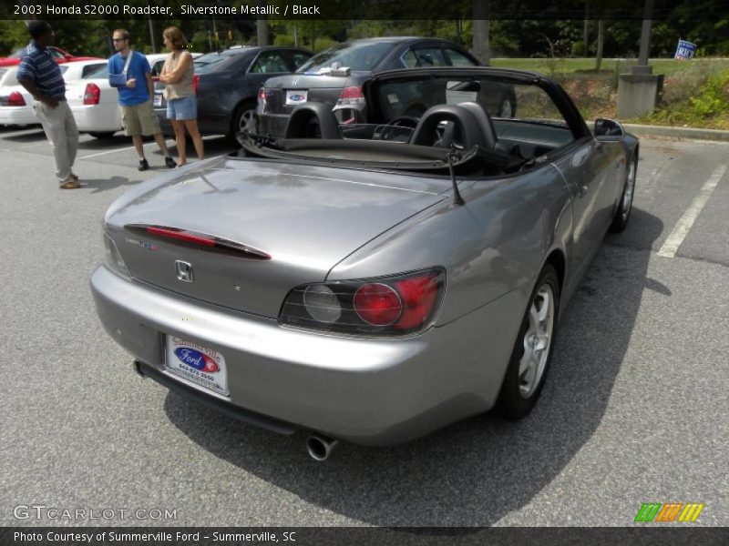 Silverstone Metallic / Black 2003 Honda S2000 Roadster