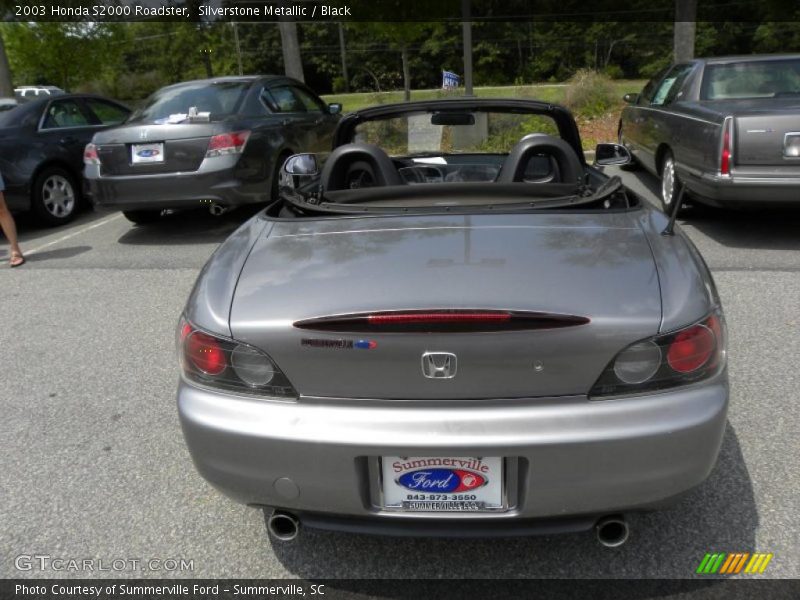 Silverstone Metallic / Black 2003 Honda S2000 Roadster