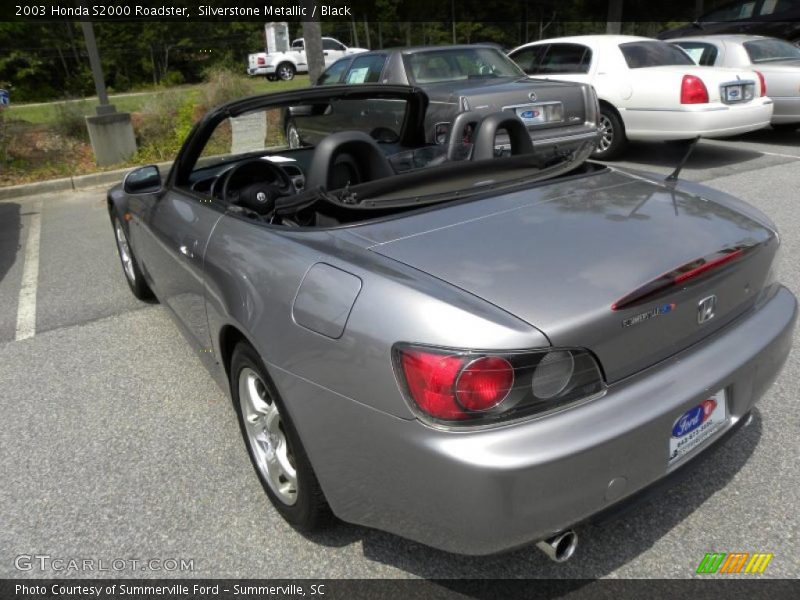 Silverstone Metallic / Black 2003 Honda S2000 Roadster