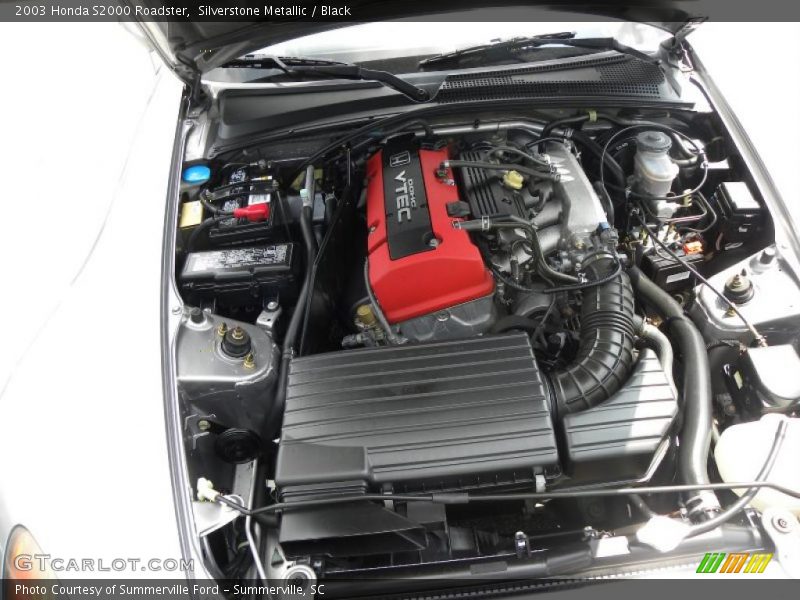 Silverstone Metallic / Black 2003 Honda S2000 Roadster