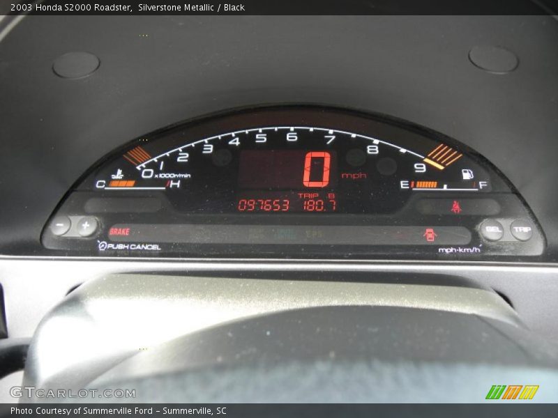 Silverstone Metallic / Black 2003 Honda S2000 Roadster