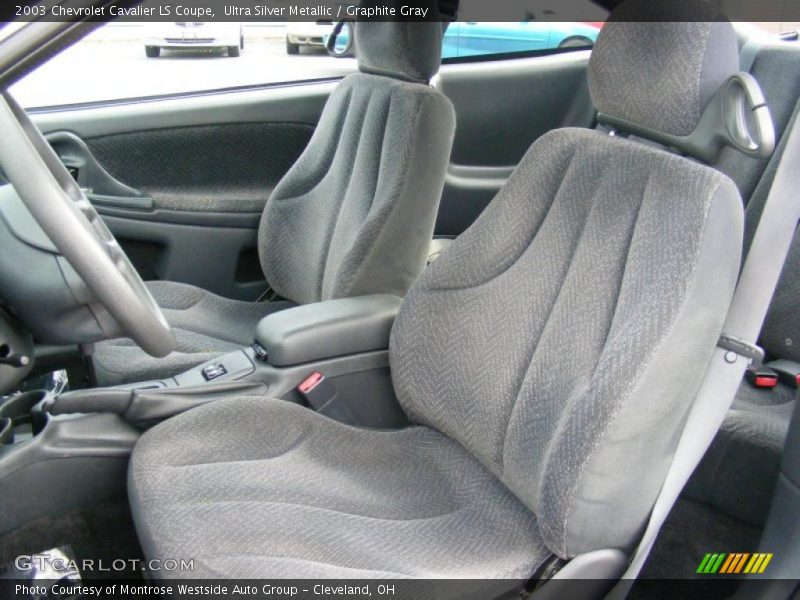 Ultra Silver Metallic / Graphite Gray 2003 Chevrolet Cavalier LS Coupe