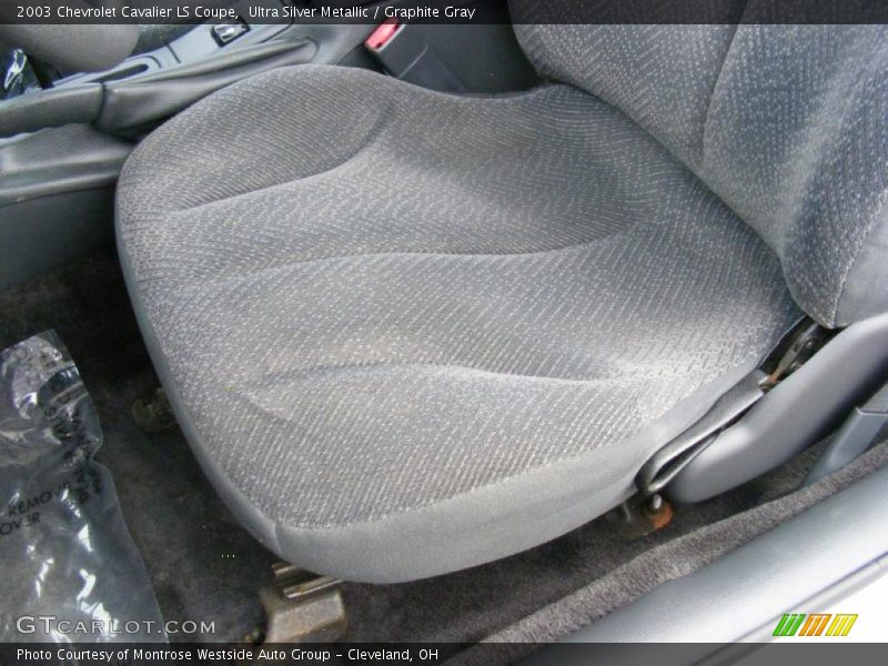 Ultra Silver Metallic / Graphite Gray 2003 Chevrolet Cavalier LS Coupe