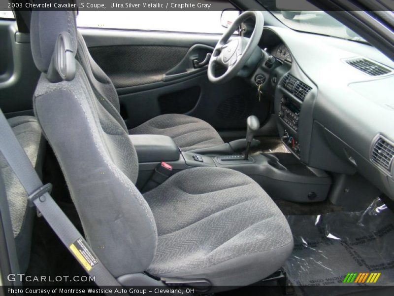 Ultra Silver Metallic / Graphite Gray 2003 Chevrolet Cavalier LS Coupe