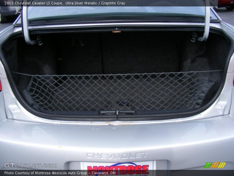 Ultra Silver Metallic / Graphite Gray 2003 Chevrolet Cavalier LS Coupe