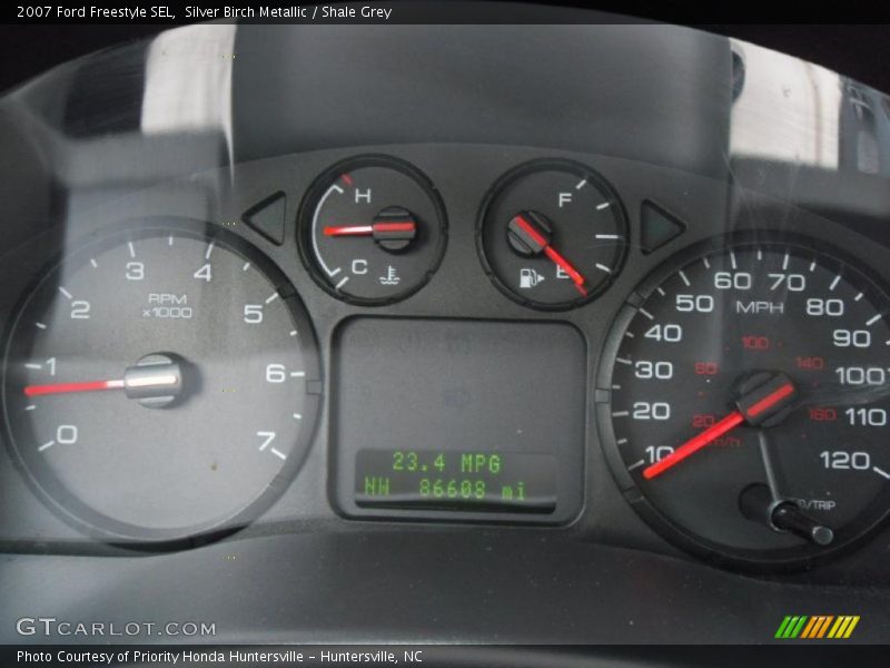 Silver Birch Metallic / Shale Grey 2007 Ford Freestyle SEL