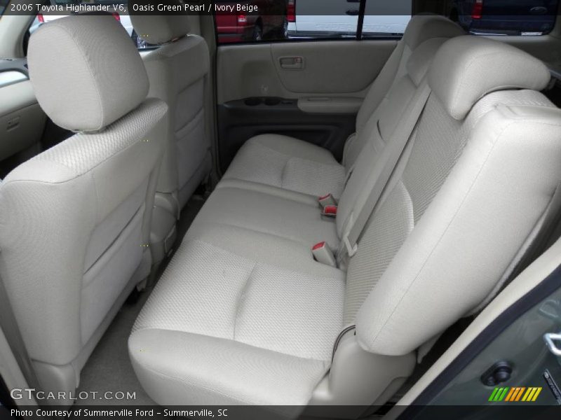Oasis Green Pearl / Ivory Beige 2006 Toyota Highlander V6