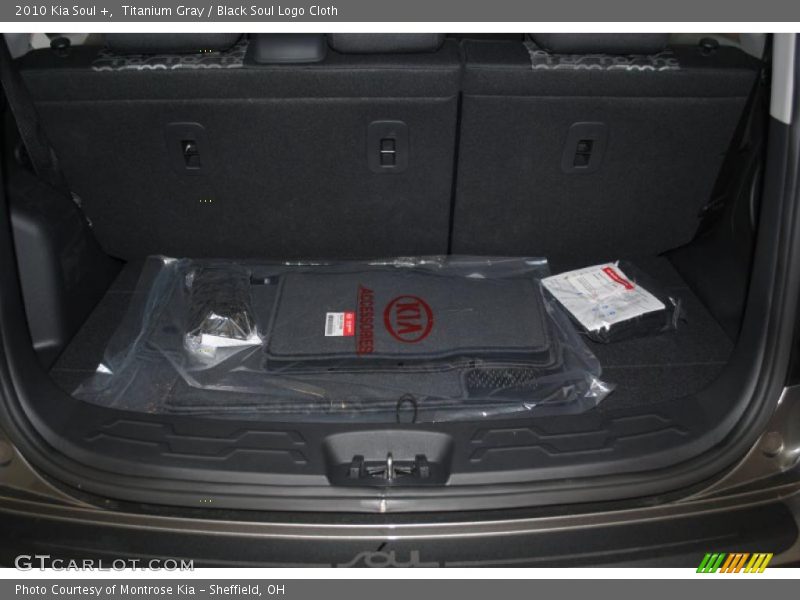 Titanium Gray / Black Soul Logo Cloth 2010 Kia Soul +
