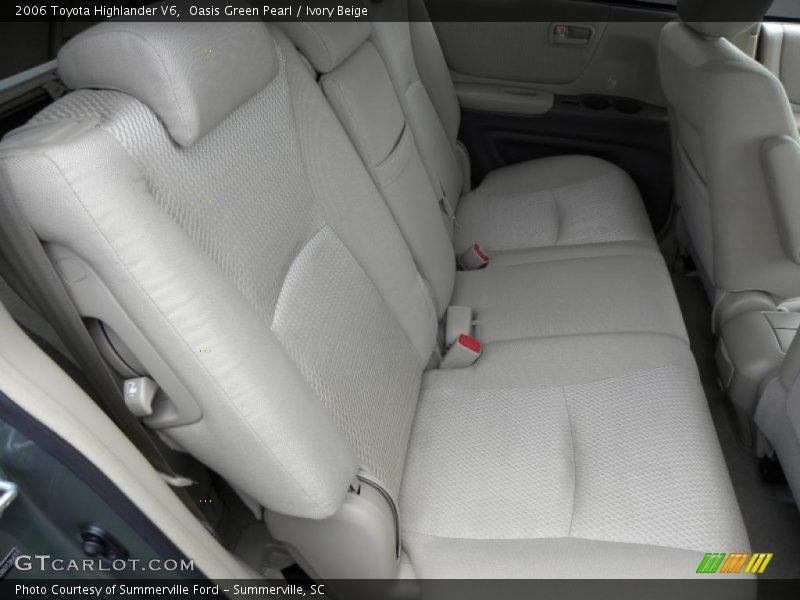 Oasis Green Pearl / Ivory Beige 2006 Toyota Highlander V6