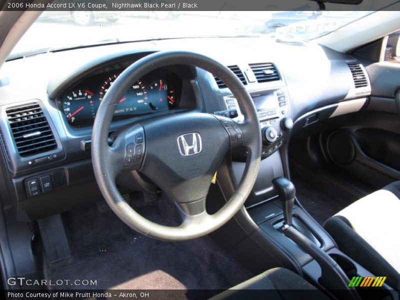 Nighthawk Black Pearl / Black 2006 Honda Accord LX V6 Coupe