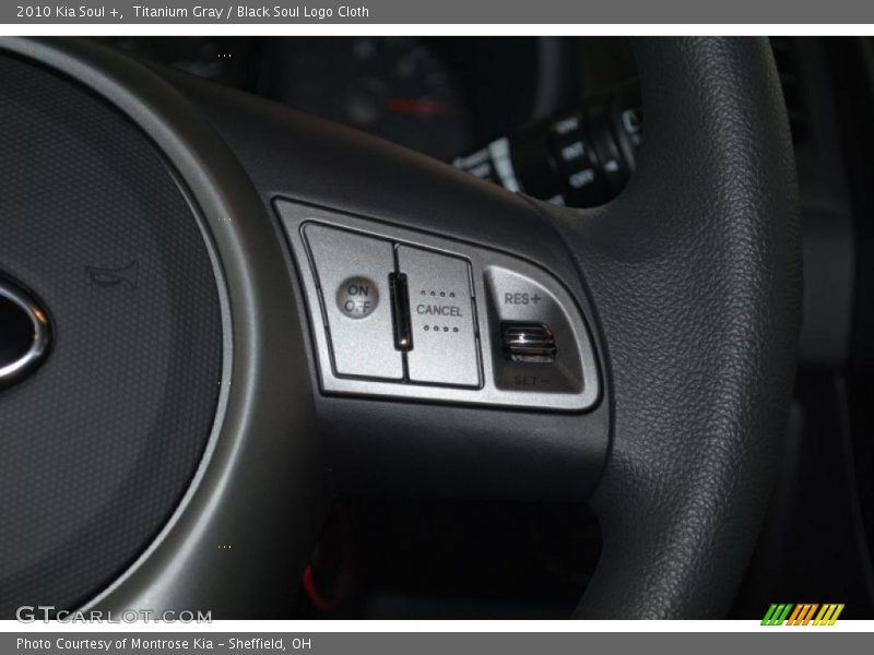 Titanium Gray / Black Soul Logo Cloth 2010 Kia Soul +